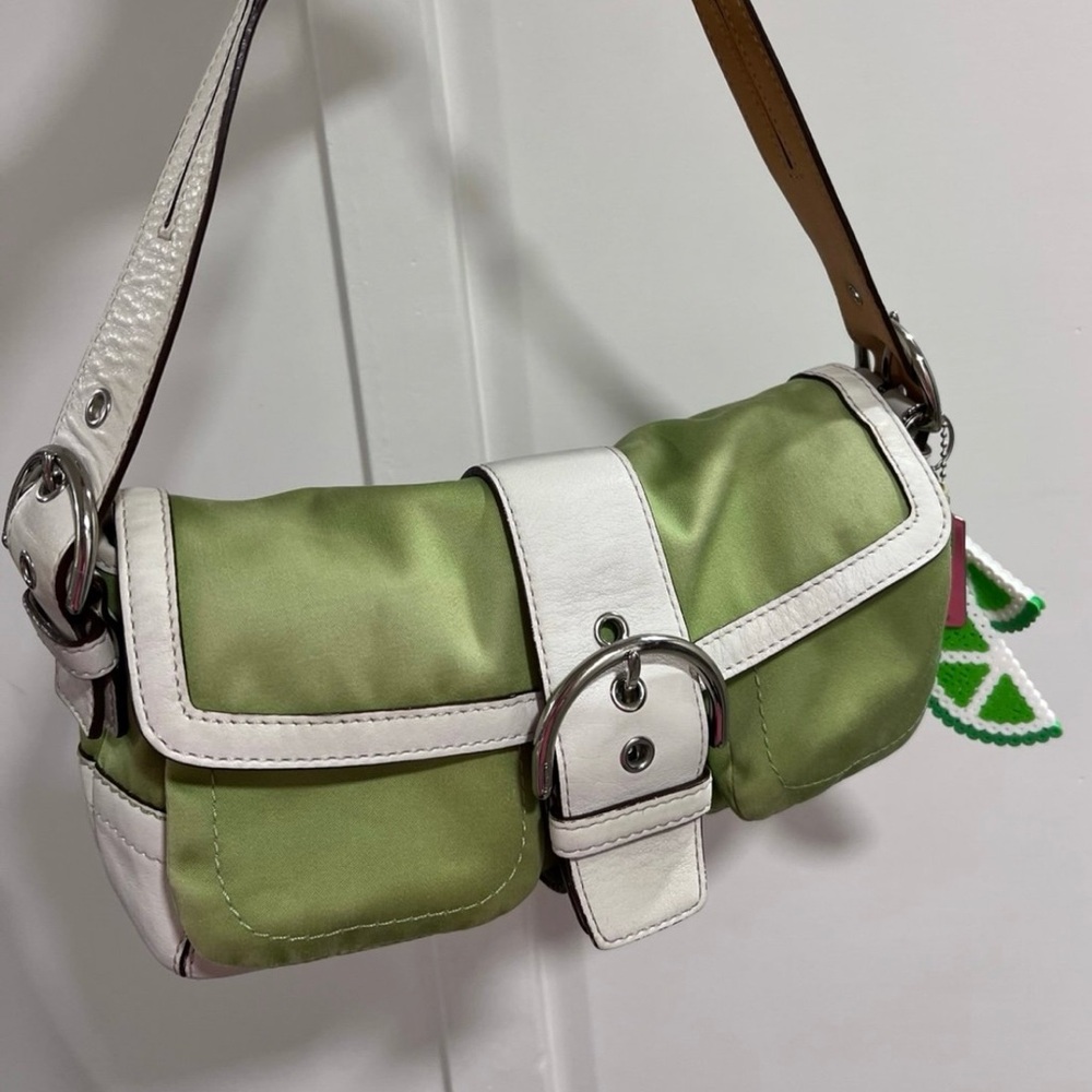 Coach Y2K Rare Green SoHo Shoulder Bag